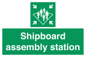 Shipboard assembly station